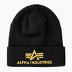 Alpha Industries Cappello 3D nero/giallo oro