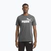 Maglietta da uomo PUMA Essentials Heather Tee black