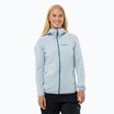 Felpa in pile da donna Jack Wolfskin Kolbenberg Hooded Fz soft blue