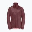 Jack Wolfskin Stormy Point 2L giacca da pioggia da donna rosso ocra