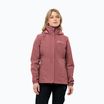 Jack Wolfskin Stormy Point 2L giacca da pioggia da donna rosso ocra