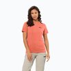 Maglietta da trekking da donna Jack Wolfskin Essential warm amber