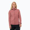 Jack Wolfskin giacca in pile da donna Kolbenberg con cappuccio Fz rosso minerale