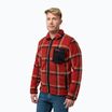 Felpa Jack Wolfskin in pile da uomo Felslicht Check intense rust
