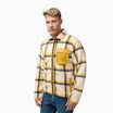 Felpa in pile Jack Wolfskin da uomo Felslicht Check panna cotta