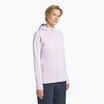 Felpa Jack Wolfskin da donna Baiselberg con cappuccio FZ color lavanda chiaro