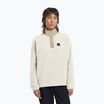 Jack Wolfskin donna Sumetro Half Zip Felpa in pile cotone bianco
