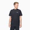 T-shirt da trekking Jack Wolfskin Essential blu notte da uomo