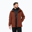 Giacca Jack Wolfskin 3in1 da uomo Feldberg Luntal 3in1 carminio