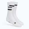 CEP Calze da corsa a compressione da donna 4.0 Mid Cut bianco