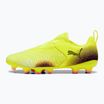 Scarpe da calcio per bambini PUMA Future 8 Match LL FG/AG allarme giallo/ puma nero/ sole colpito
