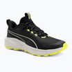 PUMA Skyrocket Lite Trail scarpe da corsa puma nero / grigio piuma / giallo allarme