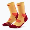 Calze a compressione CEP da donna Run Mid Cut 5.0 marigold/bordeaux