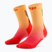 Calze a compressione CEP da uomo Run Edt. Gradient Mid Cut Compression 5.0 rosso/marighe sbiadito