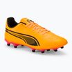 PUMA King Match Fg/Ag sun stream/puma nero/sunset glow scarpe da calcio