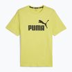 PUMA Es Logo Tee (S) Uomo Maglietta lucida lime