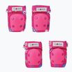 Globber Toddler Set di protezioni per bambini rosa intenso/fiori