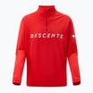 Felpa Descente Chest Logo T-Neck da uomo rosso elettrico