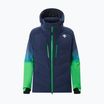 Giacca da sci da uomo Descente Hybrid Down dark night/ cell green