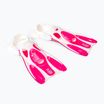 TUSA Sportstrap Snorkel Fin rosa/bianco