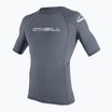 Camicia da bagno O'Neill Basic Skins Rash Guard da uomo, grafite