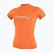 Maglietta da bagno da donna O'Neill Basic Skins Rash Guard pompelmo chiaro