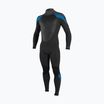 Uomo O'Neill Epic 3/2 mm Back Zip Full nero/grafite/bali blu nuoto schiuma