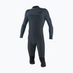 Uomo O'Neill Hyperfreak 4/3+ mm Chest Zip Overknee scuro orion/blu aperto schiuma nuoto
