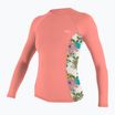 Nuoto donna manica lunga O'Neill Side Print Rash Guard desert flower/cara floral