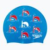 Cuffia da nuoto Speedo da bambino Slogan Print blu