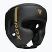 Casco da boxe RDX F6 oro opaco