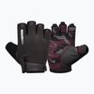Guanti da allenamento RDX T2 Half rosa