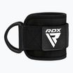 Cinghie con gancio alla caviglia RDX Gym Ankle Pro A4 nero