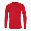 Mizuno Uni Core rosso/bianco da uomo a maniche lunghe per la corsa