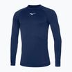 Mizuno Uni Core uomo a maniche lunghe da running bianco/marino