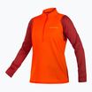 Pile Endura Singletrack Fleece a manica lunga da ciclismo da donna, paprika