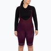 Pantaloncini da ciclismo da donna Endura FS260-Pro DS Bibshort aubergine