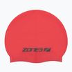 ZONE3 Cuffia da bagno in silicone rosso
