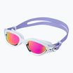 ZONE3 Venator-X occhiali da nuoto bianco/argento/lilla/viola revo polarizzato