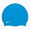 Cuffia da nuoto Nike Solid Silicone per bambini blu