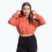 Felpa da allenamento da donna Gymshark KK Twins Zip Up Crop arancione