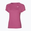 Maglietta da corsa da donna Mizuno Dryaeroflow Tee magenta haze