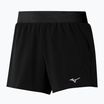 Pantaloncini da corsa da donna Mizuno Alpha 4.5 nero