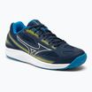 Scarpe da tennis da uomo Mizuno Break Shot 4 AC blu vestito/blu/zolfo primavera