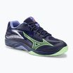 Scarpe da pallavolo da uomo Mizuno Thunder Blade Z blu sera/verde tech/ olite