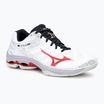 Scarpe da pallavolo da uomo Mizuno Wave Voltage 2 bianco/salsa/nero
