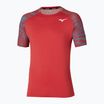 Camicia da tennis da uomo Mizuno Mugen Shadow Tee salsa