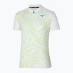Polo tennis uomo Mizuno Mugen Shadow Polo bianco