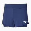 Pantaloncini da tennis da donna Mizuno Flex Short estate blu