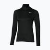 Maglia a manica lunga da donna Mizuno Dryaeroflow LS Half Zip nero